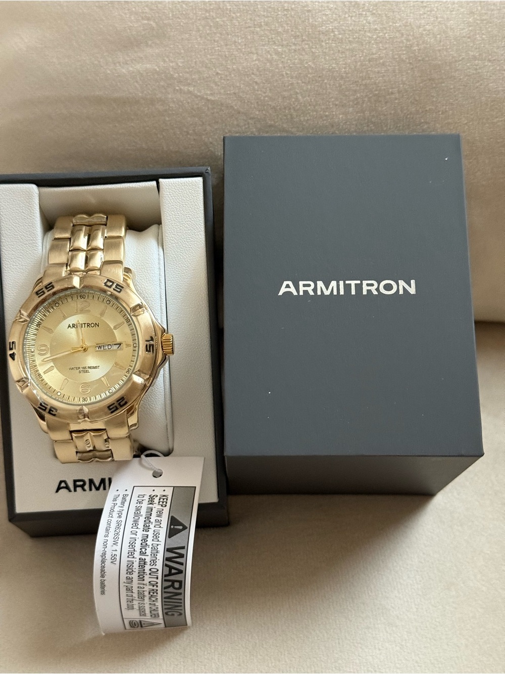 Armitron Men's Gold-Tone Stainless Steel Watch - Gold